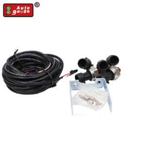 52 mm màu đen Penta treo kỹ thuật số máy đo áp suất không khí Meter Red Blue LCD hiển thị PSI đơn vị xe ô tô tự động điều kiện mới - Product Image 6