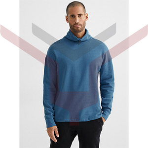 Sweat à capuche avec logo personnalisé pour hommes, sweat-shirt chaud en coton et en polyester, tenue décontracté d'hiver, mode longue, imprimé, couleur personnalisée - Product Image 1