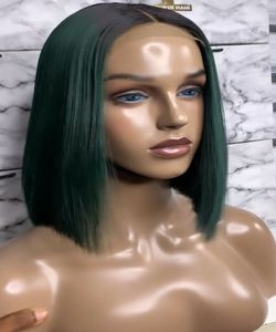 ผมต่อเวียดนามแท้ คุณภาพสูง สีออมเบร ดำ/เขียว ตรงธรรมชาติ 100% ไม่ผ่านการแปรรูป ราคาขายส่ง - Product Image 1