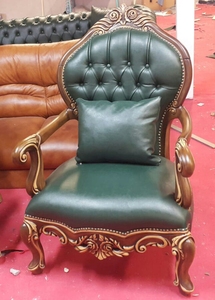 De lujo de tapicería de cuero sofá Chesterfield - Product Image 4