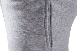 กางเกงกีฬาวิ่งของผู้ชายผ้าฝ้ายสีทึบสไตล์ลำลองน้ำหนักเบาลายตรงสำหรับผู้ชายและผู้หญิง - Product Image 6