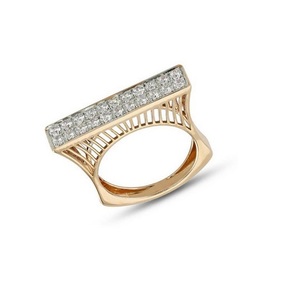 Anillo DE BODA redondo de diamantes naturales reales de oro amarillo de 14 quilates para mujer, el mejor precio al por mayor, categoría de producto, anillos de diamantes - Product Image 1