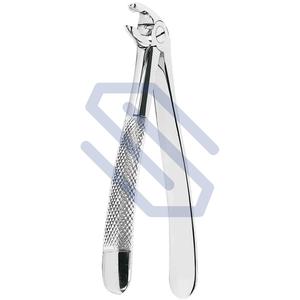 Fórceps de extracción dental con certificado CE, instrumentos quirúrgicos manuales No.38A para dientes inferiores, acero inoxidable con patrón en inglés - Product Image 1