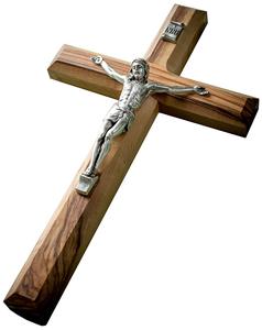 Suministros de Iglesia de la India, suministros de iglesia con Cruz de santuario grabado de latón con Jesús - Product Image 4