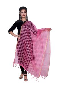 Belle ethnique vintage net Banarasi soie étole cou tête wrap dupatta parfaitement traditionnel femmes Net Dupatta foulards cou - Product Image 4