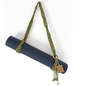 Natural Macrame <b>Yoga</b> <b>Mat</b> Holder <b>Yoga</b> <b>Mat</b> <b>Carrier</b> Bag Suitable for Most <b>Yoga</b> <b>Mats</b> for Gym & <b>Yoga</b>, Fitness & Outdoors - Product Image 5