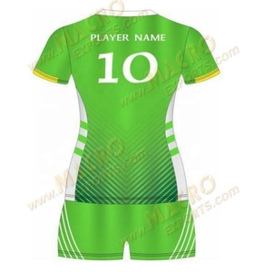 Ventes en gros de maillots et shorts de volley-ball personnalisés, ensembles uniformes entièrement imprimés par sublimation, tissu en spandex/polyester, prix bas - Product Image 3