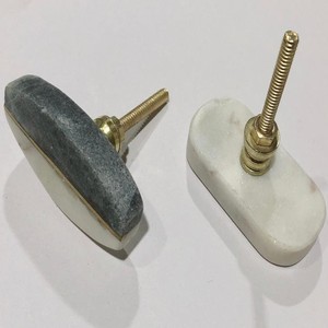 Grossiste indien Boutons de porte en pierre de marbre Quincaillerie Métal Bois et Résine Boutons d'armoire Poignée de porte Boutons de porte de meuble Poignée - Product Image 5