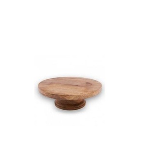 แท่นวางเค้กทำจากไม้ทรงกลมทำด้วยมือแท่นวางเค้กไม้ - Product Image 5