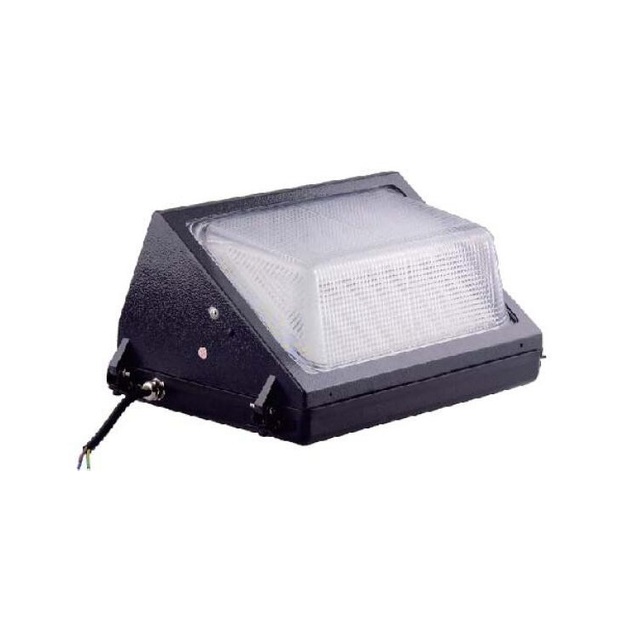 Outdoor LED Wall Pack Light 40W/60W/80W Aluminum Alloy Square Waterproof CRI 83 Tempered Glass Diffuser Dimmable