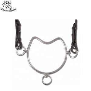 พริโม Equine PE-9106เยอรมัน Sier chifney บิตเหล็กสำหรับแข่งม้าขี่ม้าขี่ม้าแบบตะวันตกที่ทนทาน - Product Image 4