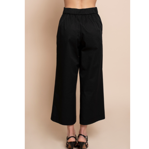 Pantalon large SM avec poches françaises, mochrome avec élastique, look décontracté confortable, 100% fabriqué en Italie. Pour la journée - Product Image 2
