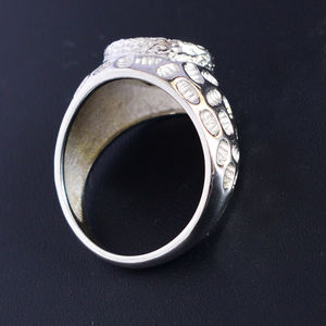 Anillo de plata esterlina 925 hecho a mano, cristal de moldavita, piedra preciosa Natural única para curación de cristal, anillo único Original de diseñador - Product Image 4