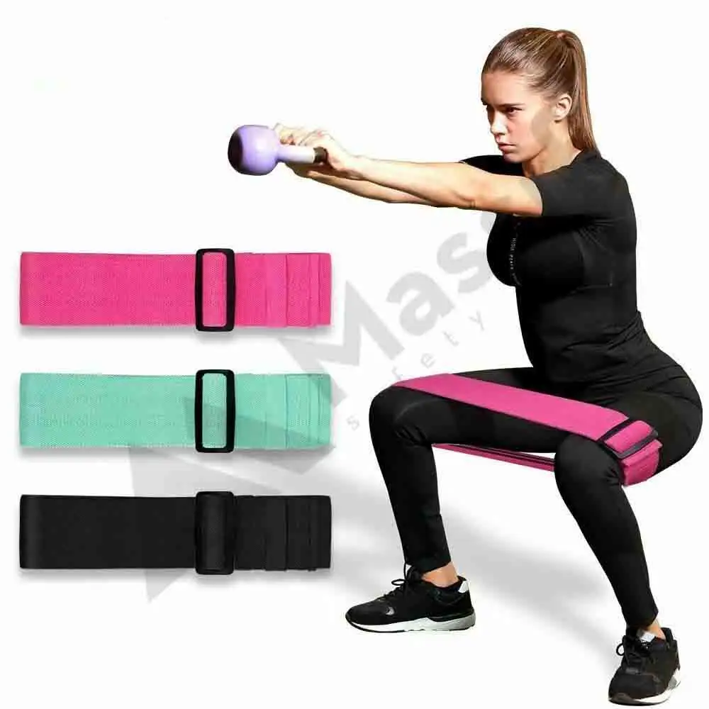 Bandas de Exercício de resistência de Loop Círculo Quadril para Home Fitness Treinamento de Força de Alongamento