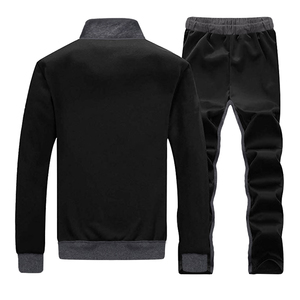 OEM personnalisé de haute qualité hommes sport polaire survêtement unisexe survêtement à capuche manteau jogging haut bas hiver XL vente en gros - Product Image 2