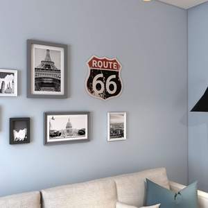 Panneaux Route 66 / Panneau de magasin en métal vintage / Panneau en étain Route 66 pour la décoration murale de la maison et du <span class=keywords><strong>garage</strong></span> 12 x 12 pouces - Product Image 4