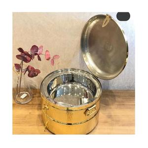 Plat à réchaud en aluminium argenté avec motif en relief, qualité supérieure, articles de restauration, logo personnalisé, forme personnalisée - Product Image 4