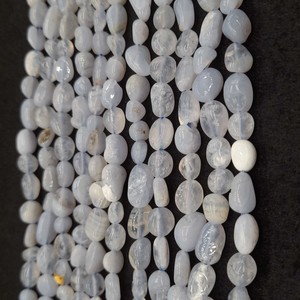 High Quality 10-11mm White Agate Beads Smooth Crystal Loose <strong>Gems</strong> Natural Freshwater Cultured <strong>Pattern</strong> DIY Jewelry Stone Beads - Product Image 2