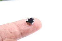 Haut de Gamme Diamant Naturel En Forme de Coeur de Couleur Noire, En Forme De Coeur Fantaisie Noir Diamant Prix Par Carat