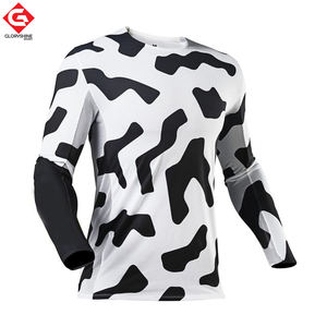 Chemise de maillot de moto de course à séchage rapide de haute qualité, conception de logo personnalisé, impression par sublimation, vêtements de sport de style moto - Product Image 6