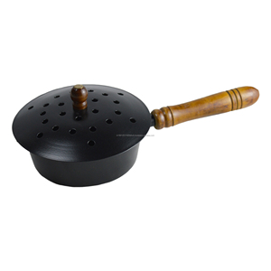 Black Color <b>Incense</b> Burner For Tableware Metal <b>Incense</b> Burner With Wood Handle Natural Fragrance Design <b>Cone</b> <b>Incense</b> Holder - Product Image 5