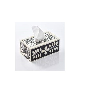Décoratif Carré Mère de perle Porte-Boîte de Mouchoirs Mère de Perle Tissue Box Cover pour Offre Spéciale produit - Product Image 4