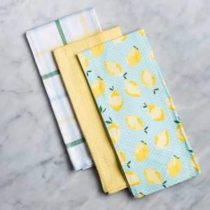 Toalla de Cocina de Algodón 100% Orgánico con Certificación GOTS, Diseño Floral y de Animales, Antiadherente, de Secado Rápido, Colorida, para Adultos - Product Image 2