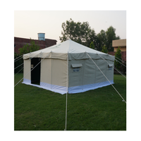 Tente en toile de luxe koweïtienne de qualité supérieure, taille personnalisée, tente de camping en plein air, tente imperméable, secours en cas de catastrophe, camp de réfugiés