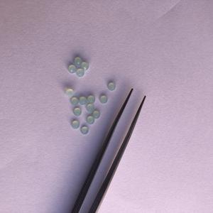 พลอยคาลซิโดนีธรรมชาติขนาด4มม. สำหรับการทำเครื่องประดับอัญมณีทรงกุหลาบตัดหลวม - Product Image 2