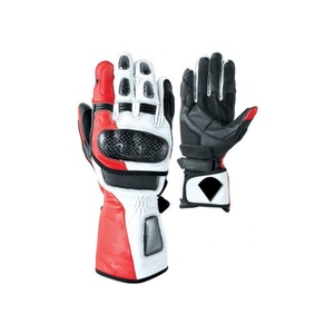 Hot Sale Breathable Patchwork Outdoor-Sports Full-Finger Motorcycle Pu Leather Racing Ridding <b>Gloves</b> For Men - Product Image 1
