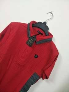 Original de la marca Polo de manga corta Hombre Camisas Casual Camisa de algodón de Polo de piqué de Color sólido Tops Regular Fit Bangladesh mucho Stock - Product Image 4