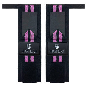 Muñequeras deportivas de alta calidad para culturismo, levantamiento de pesas, equipo de protección con logotipo personalizado para ejercicio físico de alta intensidad - Product Image 2