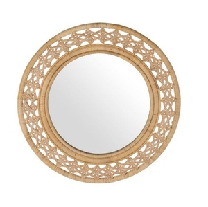 Eco-Friendly Handmade Craft Rattan Wall <b>Mirror</b> Bali Style Rattan <b>Bamboo</b> <b>Mirror</b> Made in Vietnam - Product Image 3