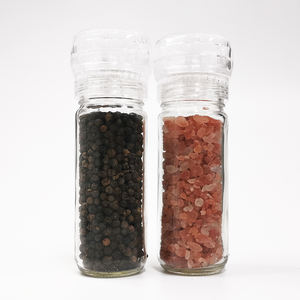 Macina spezie-botella de vidrio transparente, trituradora de pimienta, especias, hierbas, nueces, molino de 40mm - Product Image 6