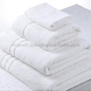 Vente en gros de torchon en toile recyclée de haute qualité, serviette d'hôtel de luxe blanche et épaisse, personnalisée - Product Image 2