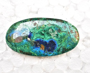 Azurite Malachite Cabochon High Quality Peruvian Azurite Malachite Bulk Cabochons Energy Healing Azurite Malachite Loose Gemston - Product Image 3