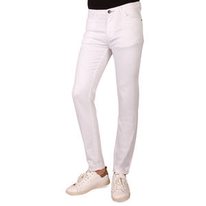 Pantalones vaqueros rasgados para hombre, Jeans de motorista con cremallera y agujero en la rodilla, ajustados, rotos, de algodón, rojo, blanco y negro, novedad - Product Image 6