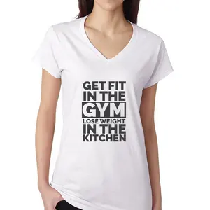 Индивидуальный дизайн, высокое качество, оптовая цена, женская футболка для тренажерного зала, фитнеса, тренировок, футболка для девочек