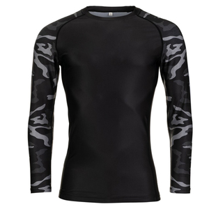 Chemise de combat BJJ à manches longues à impression numérique sublimée pour l'entraînement - Product Image 3