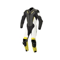 Traje de montar en bicicleta para deportes al aire libre a prueba de viento a la venta traje de carreras de cuero Pu para motocicleta protecciones completas traje de 1 pieza o 2 piezas