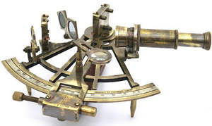 Sextant en laiton nautique allemand pour la navigation des navires Technique en métal poli avec étui de protection en bois Produit de gros - Product Image 2