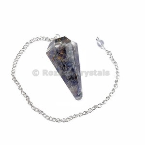 Péndulos de amatista semipreciosa curativa, orgón - Product Image 1