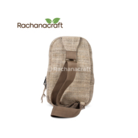 Sac bandoulière en chanvre végétalien naturel en gros avec doublure en coton pour les voyages Fabriqué au Népal Directement de l'usine en gros