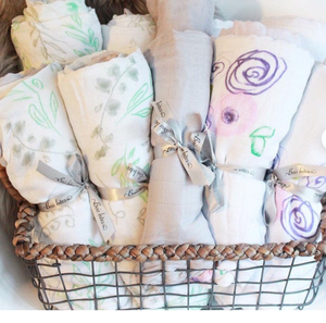Baby <b>Wrap</b> Blanket 100% Organic Cotton Muslin Baby <b>Swaddle</b> Blanket - Product Image 3