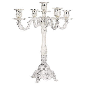 Candélabres en cristal de qualité supérieure Candélabres en verre hauts élégants pour mariages fabriqués en vrac Acheter à bas prix - Product Image 1