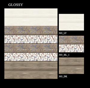 Azulejos de pared de cerámica 3D brillantes blancos 30x45cm - Product Image 2