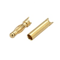 Connecteur balle personnalisé avec pointe isolante Connecteur électrique nickelé Fiche banane 4mm