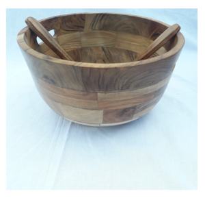 Bol de madera y cuchara de Mango ecológico, cuencos de madera hechos a mano de alta calidad para servir, de alta calidad, para Hotel y restaurante - Product Image 6