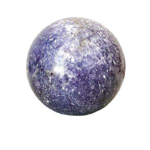 Sphère de lépidolite en cristal de guérison naturelle, boules de lépidolite de pierres précieuses polies de haute qualité pour la décoration de la maison - Product Image 2