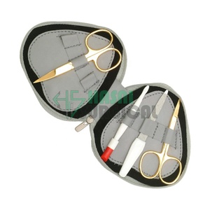 Juego de manicura y pedicura, cortaúñas, 8 Uds., kit de manicura para el cuidado de las uñas, personal, Hasni por instrumentos quirúrgicos, aprobado por CE ISO - Product Image 4